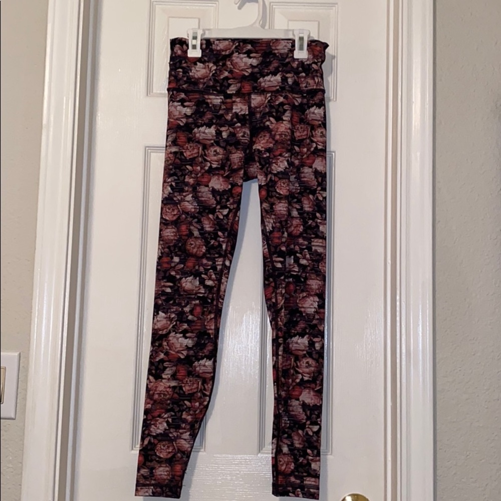 LuLuLemon Floral Leggings
